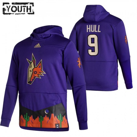 Kinder Eishockey Arizona Coyotes Bobby Hull 9 2020-21 Reverse Retro Pullover Hooded Sweatshirt